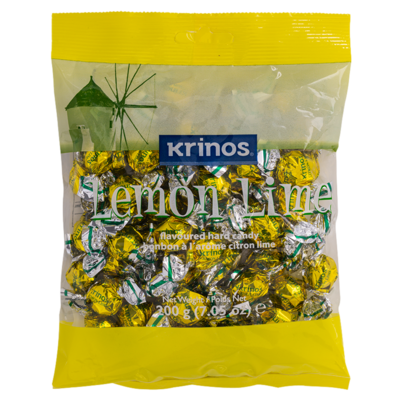 Krinos Lemon Lime Candy 200g