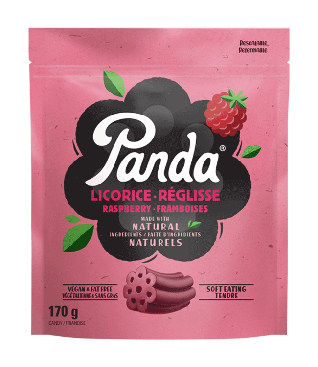 Panda Raspberry Licorice 170g