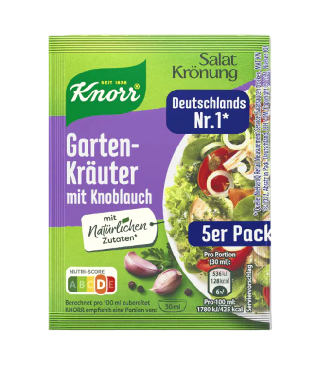 Knorr Salad Mix Garlic & Garden Herbs - 5 pk