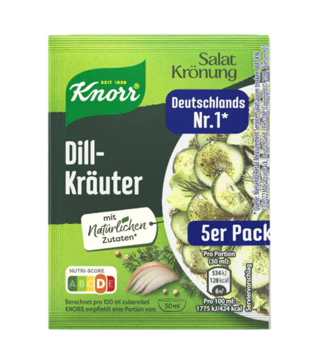 Knorr Salad Mix Dill - 5 pk