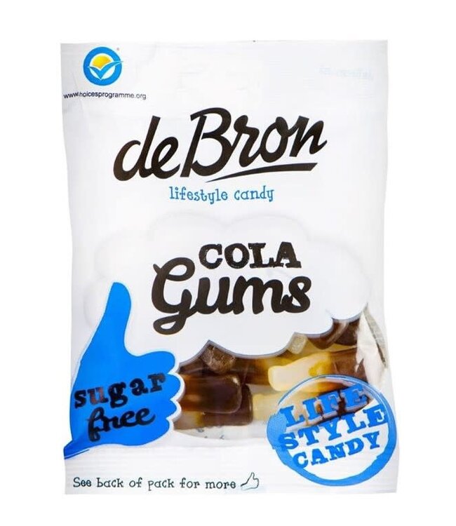 deBron Cola Gums Sugar Free 100g