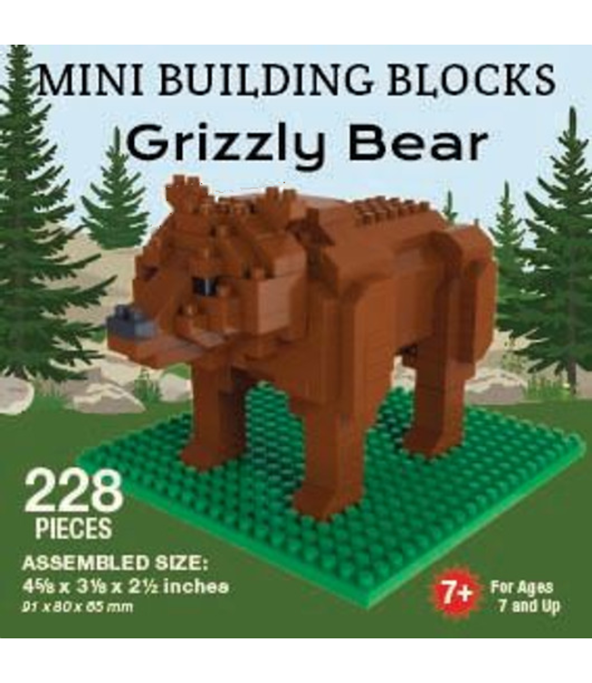 Grizzly Bear - Mini Building Blocks