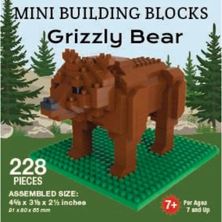 Grizzly Bear - Mini Building Blocks