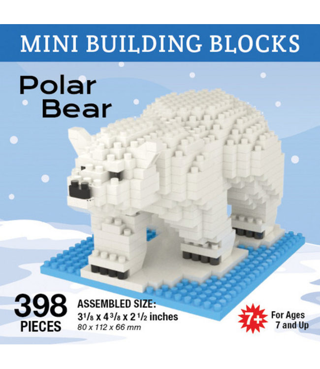 Polar Bear  - Mini Building Blocks