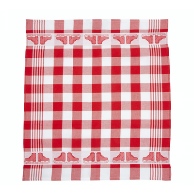 TEA  Towel Red Skates Twentse