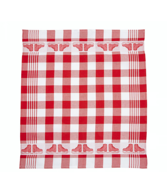 TEA  Towel Red Skates Twentse