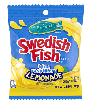 Swedish Fish Blue Raspberry Lemonade 102g