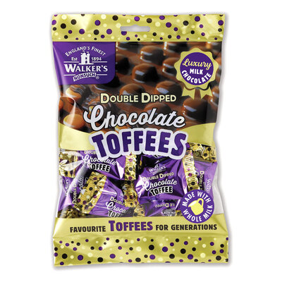 Walkers Double Dipped Chocolate Toffee