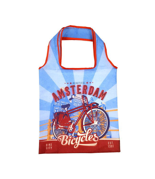 Amsterdam Bicycles Foldable Shopping Bag