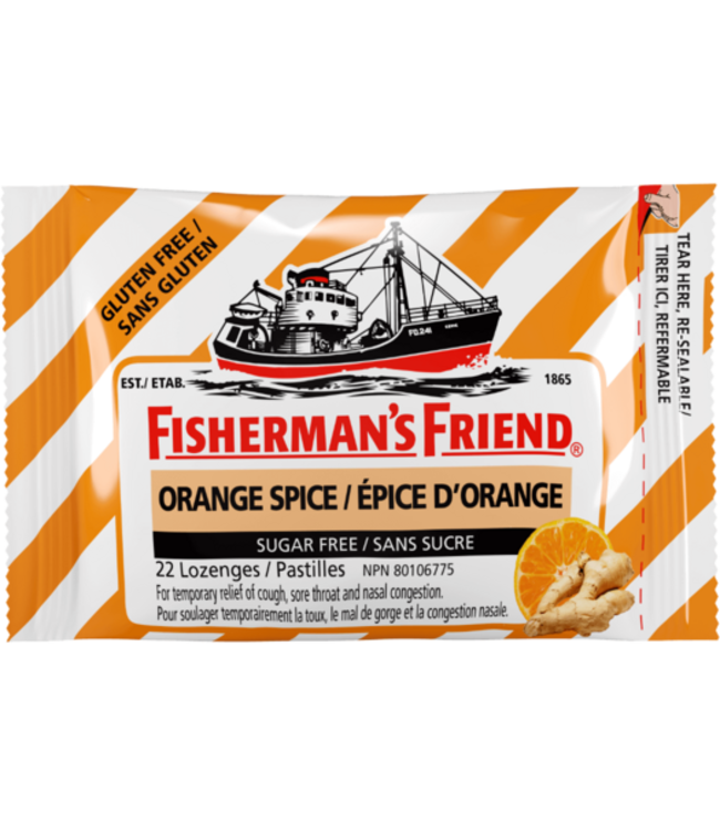 Fisherman's Friend Orange Spice Sugar Free 25g