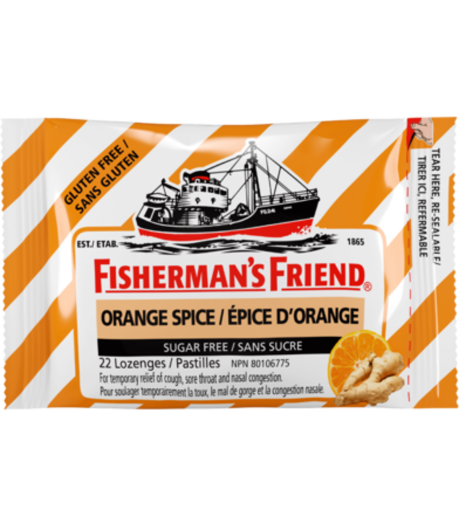 Fisherman's Friend Orange Spice Sugar Free 25g