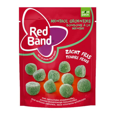 Red Band Menthol Groentjes 220g