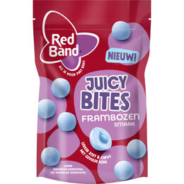 Red Band Juicy Bites Raspberry 145g