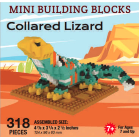Collared Lizard - Mini Building Blocks
