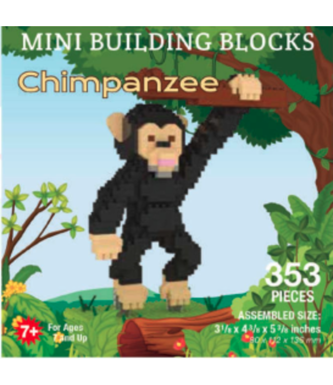Chimpanzee - Mini Building Blocks