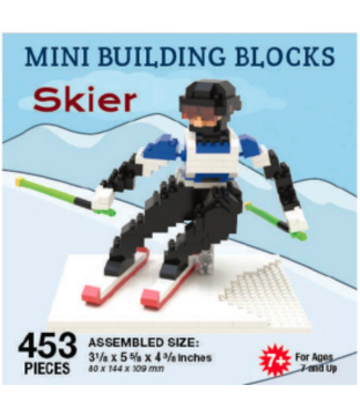 Skier - Mini Building Blocks