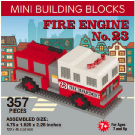 Fire Truck- Mini Building Blocks