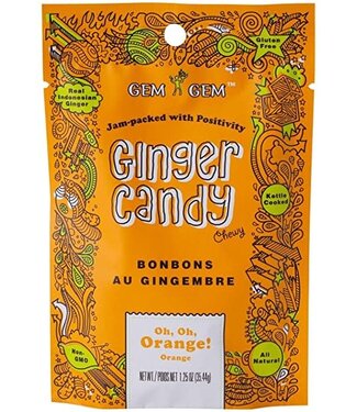 Gem Gem Ginger Candy Orange 100g