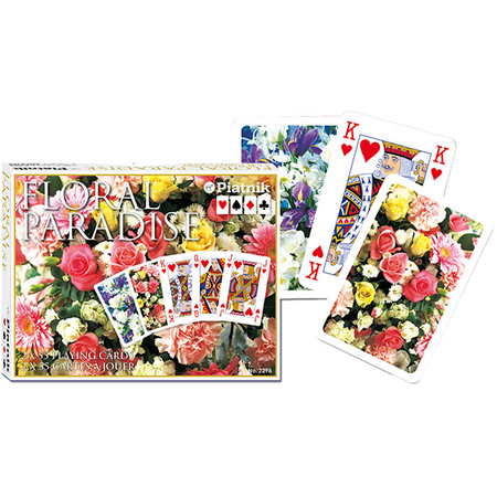 Floral Paradise Playing Cards - Double Deck