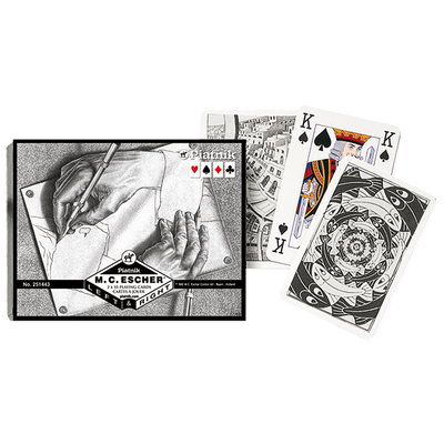 Left & Right M.C. Escher Playing Cards - Double Deck