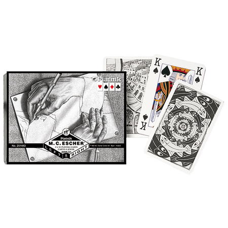 Left & Right M.C. Escher Playing Cards - Double Deck