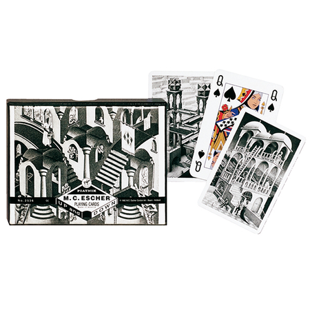 Up and Down M.C. Escher Playing Cards - Double Deck