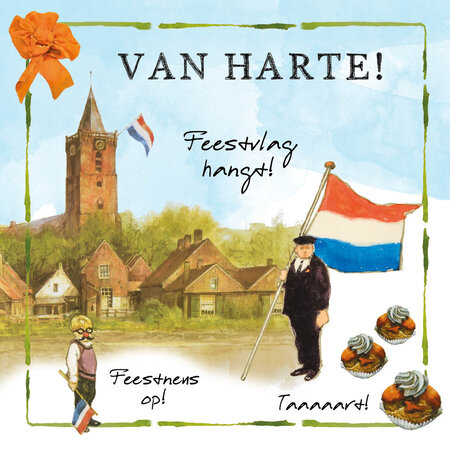 Van Harte! Greeting Card