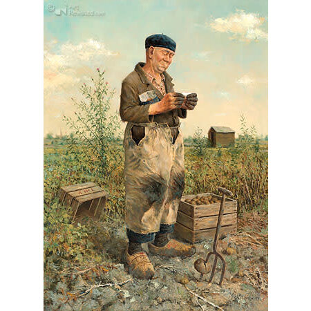 Farmer Greeting Card -12x17cm