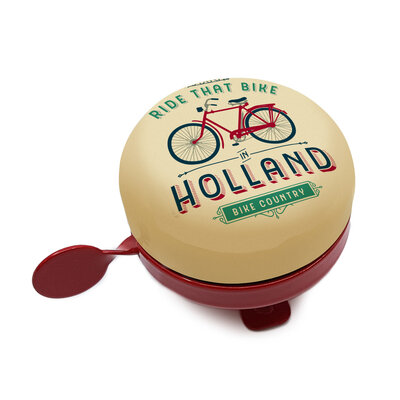 Ride That Bike Holland Bike Bell  Cream