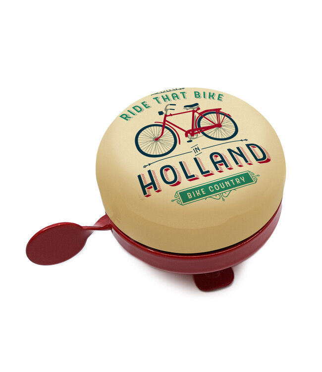 Ride That Bike Holland Bike Bell  Cream