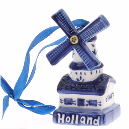 Windmill Holland Christmas Ornament