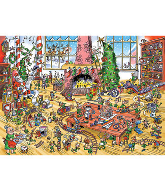 DoodleTown: Elves at Work Puzzle 1000pc