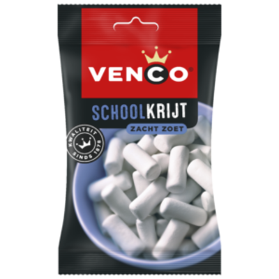 Venco White School Chalk 120g