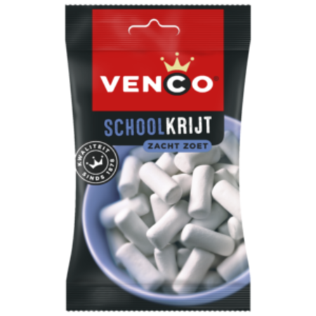 Venco White School Chalk 120g