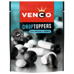 Venco Droptoppers Salmiak & Mint