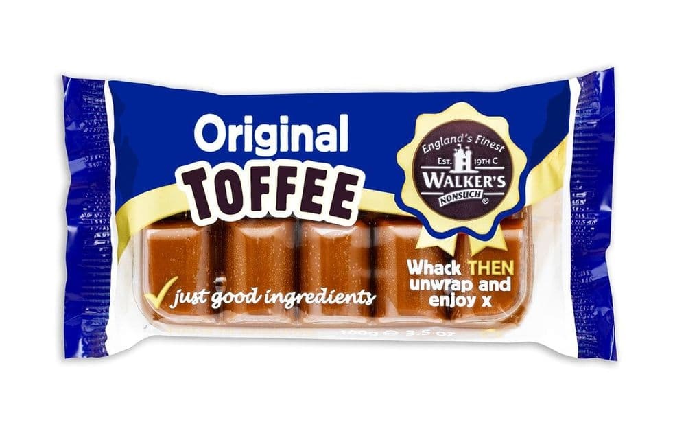 Walkers Original Toffee Bar 100g Coombs Wooden Shoe Dutch Import Walkers Original Toffee Bar 100g Coombs Wooden Shoe Dutch Import