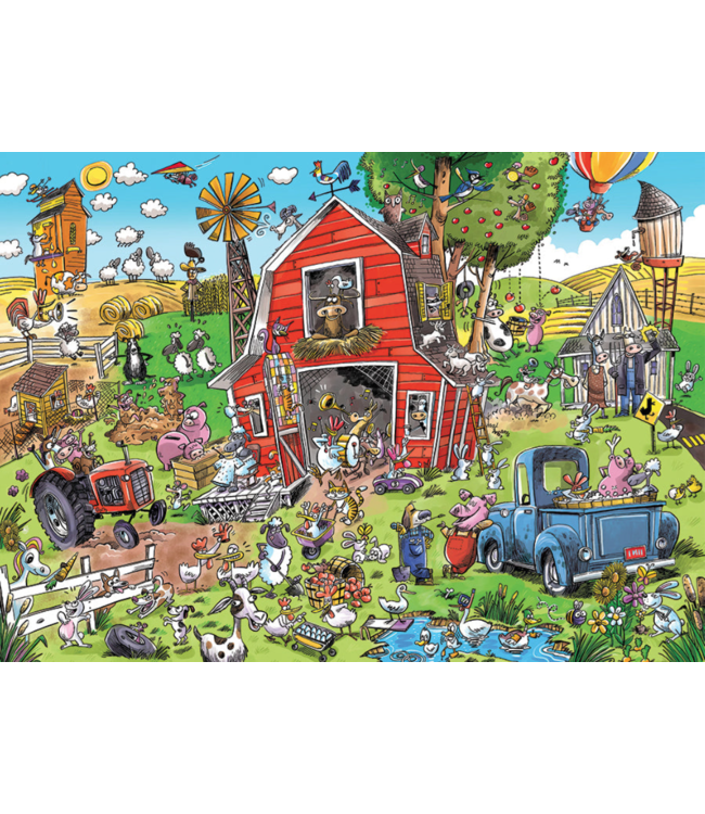 DoodleTown: Farmyard Folly Puzzle 1000pc