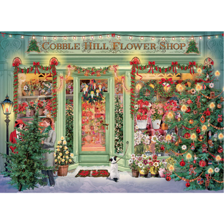 Christmas Flower Shop Puzzle 1000pc