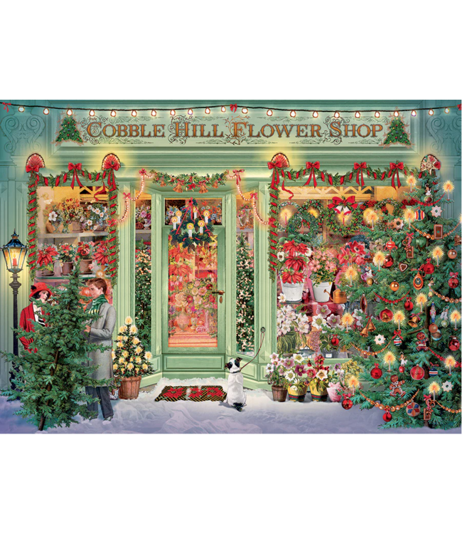 Christmas Flower Shop Puzzle 1000pc