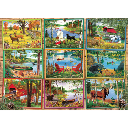 Postcards from Lake Country Puzzle 1000pc