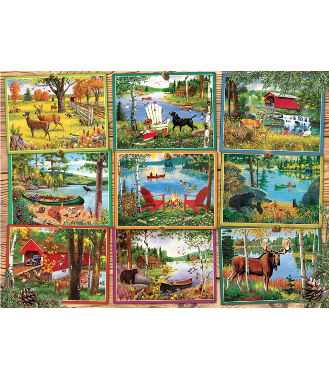 Postcards from Lake Country Puzzle 1000pc