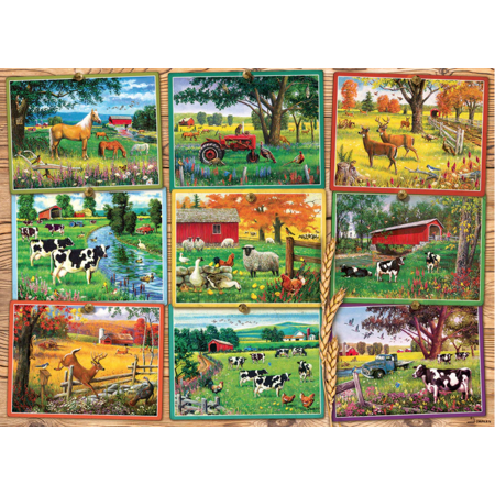 Postcards from the Farm Puzzle 1000pc