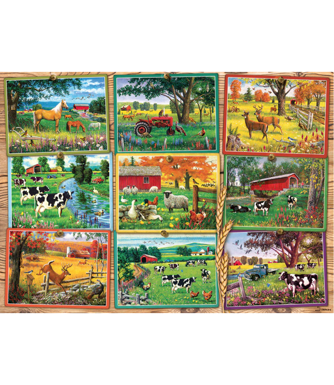 Postcards from the Farm Puzzle 1000pc
