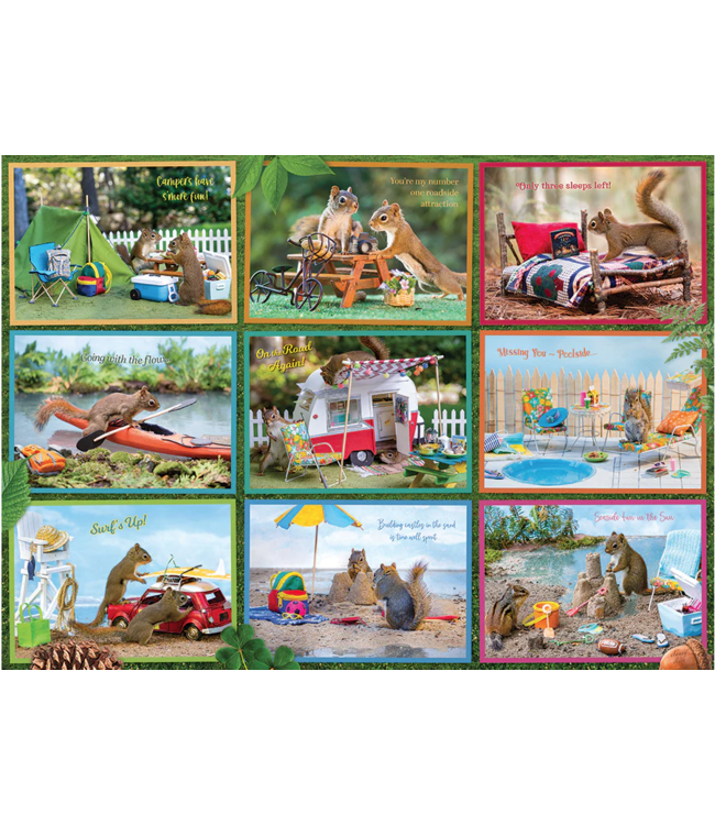 Squirrels on Vacation Puzzle 1000pc
