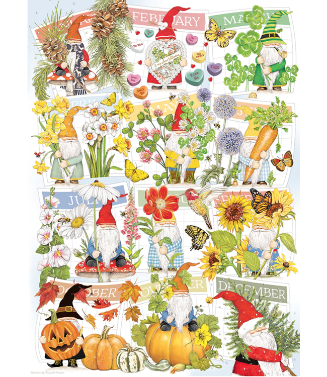 A Happy Gnome Life Puzzle 1000pc