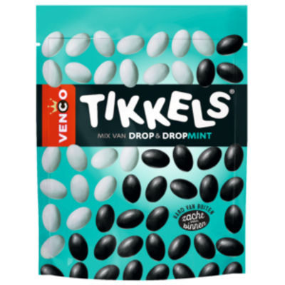 Venco Tikkels Licorice & Mint 235g