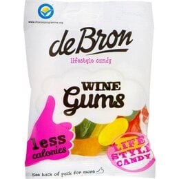deBron Winegums Sugar Free 100g