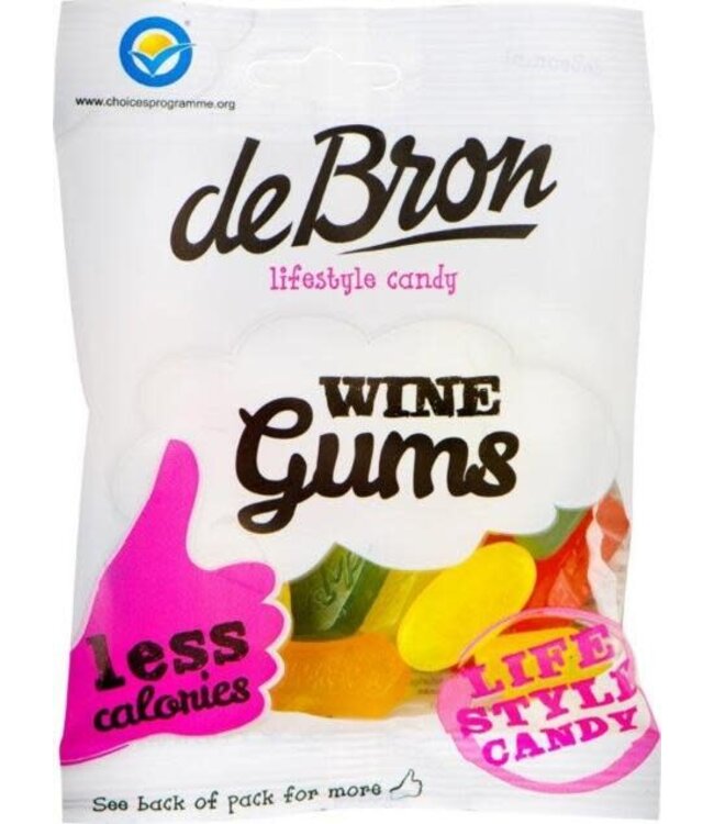 deBron Winegums Sugar Free 100g