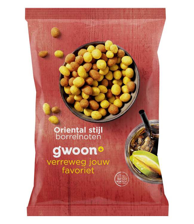 Gwoon Pittige Cocktail Nuts 300g