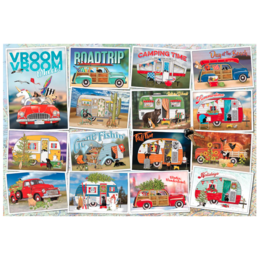 Vroom Vroom 2000 Piece Puzzle